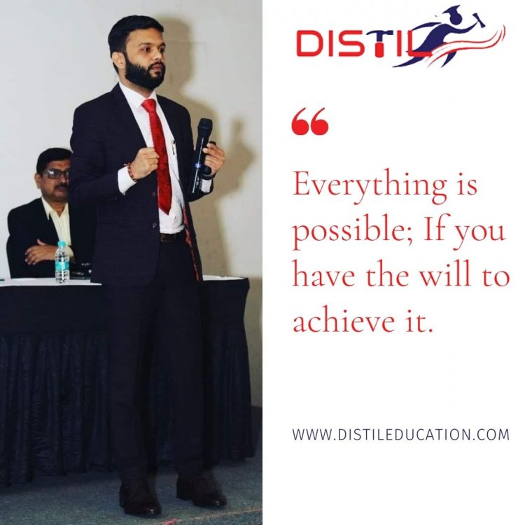 Meet the founder of Distil Education and Technology Pvt. Ltd. Arjun Mishra Entrepreneur.
