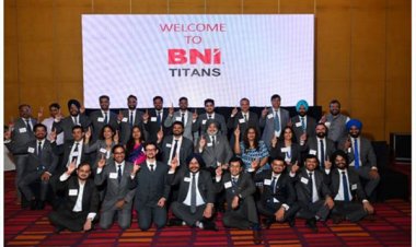 BNI Chandigarh launches its fourth Chapter, "TITANS" with energetic and new generation entrepreneurs on July 7, 2022
