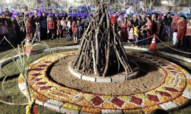 Lohri celebrations with Pomp and Grandeur at Prestige Shantiniketan Whitefield Bangalore