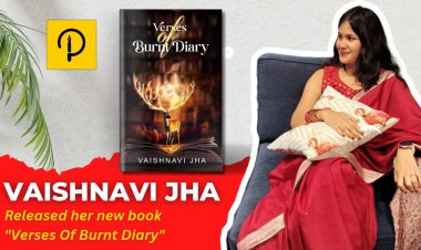 Vaishnavi Jha Unveils 'Verses Of Burnt Diary' With Instant Publication